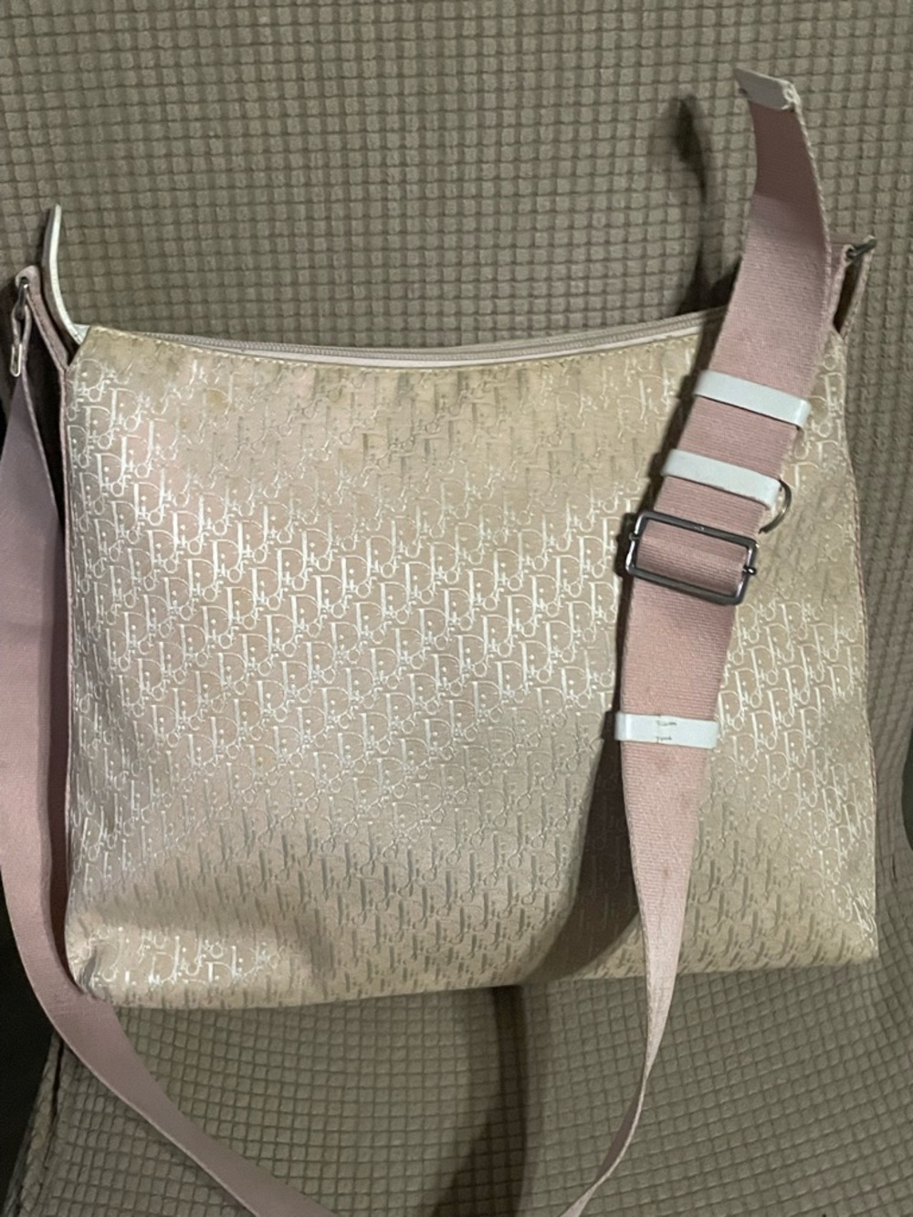 Dior Trotter Large Light Pink Shoulder/Crossbody Bag